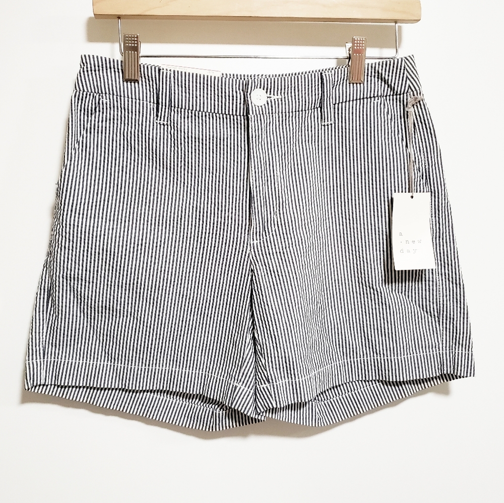 A NEW DAY Chino Stretched Striped Shorts